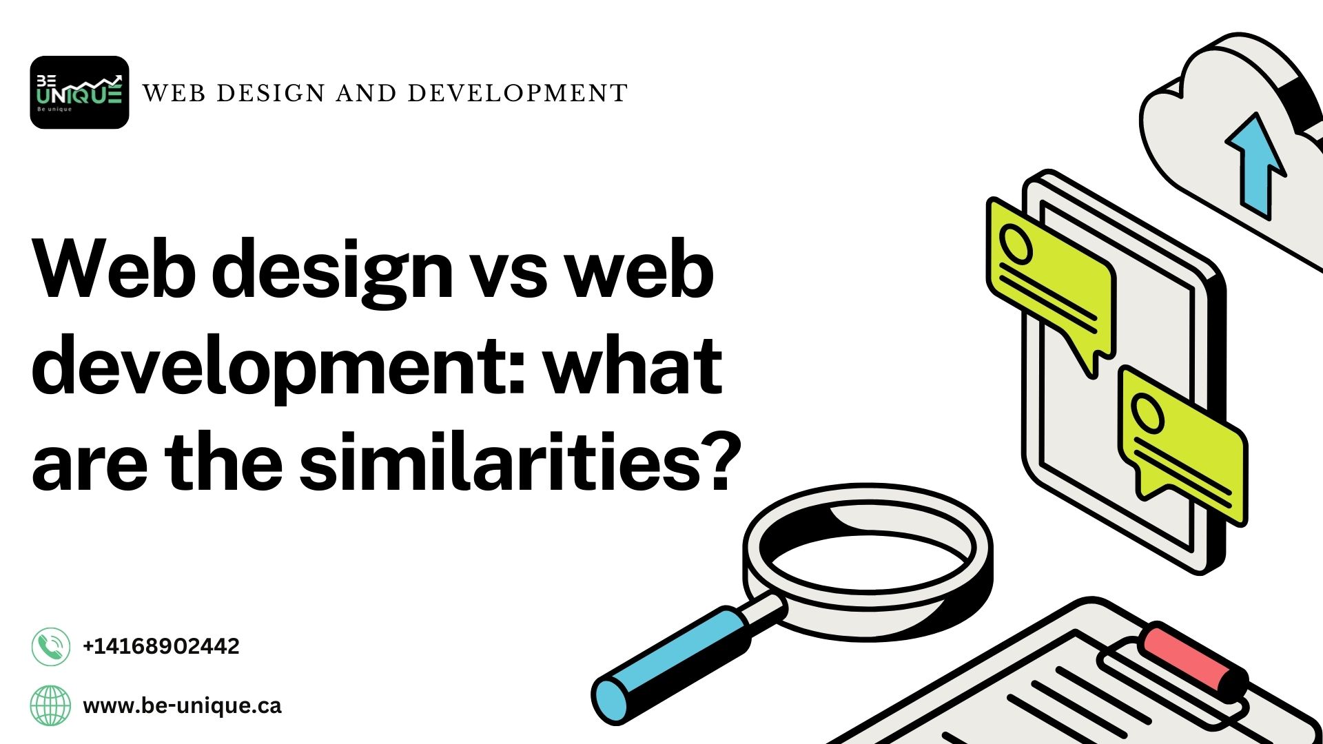 Web design and development -be unique