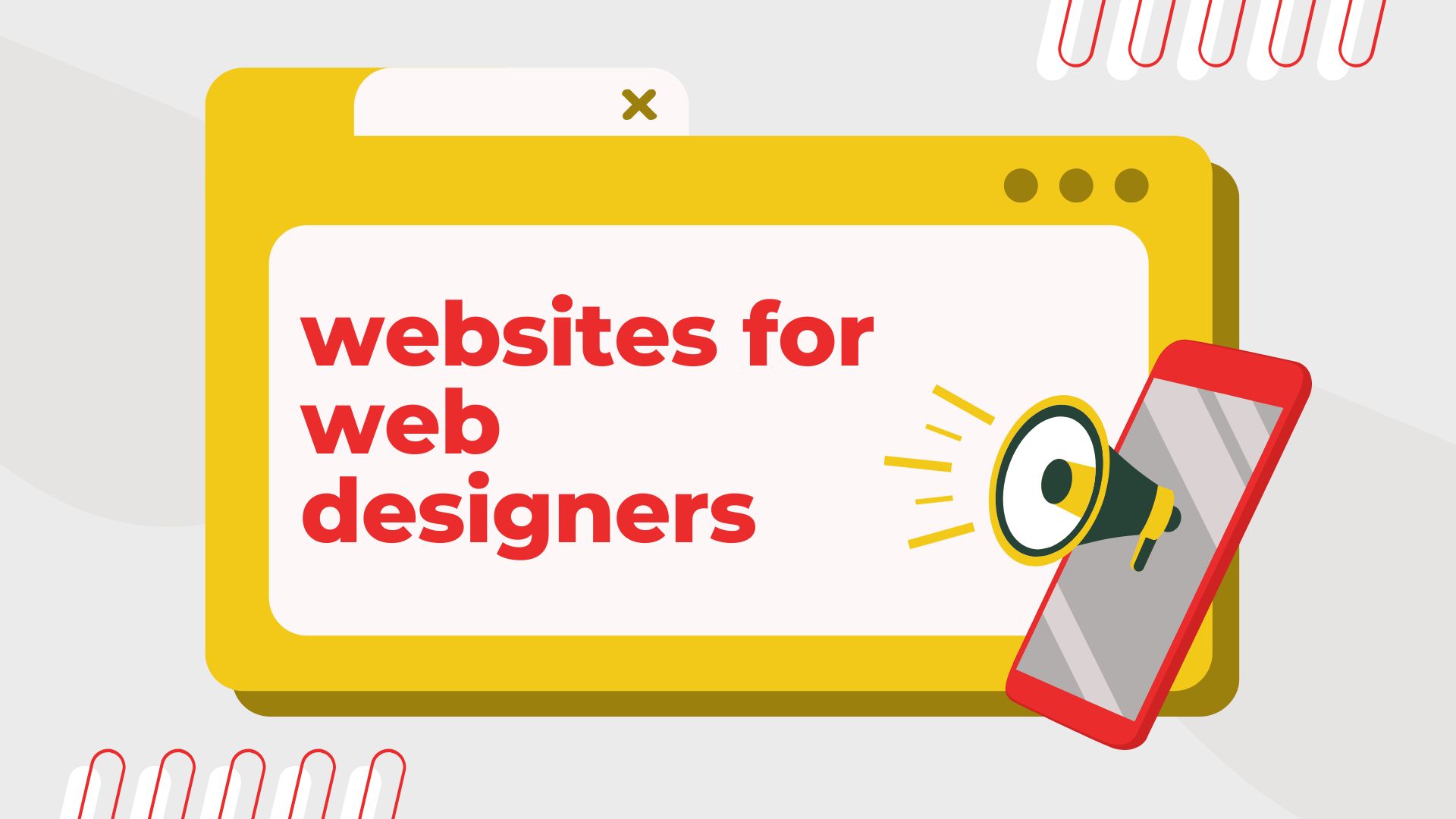 wesites for web designers - be unique